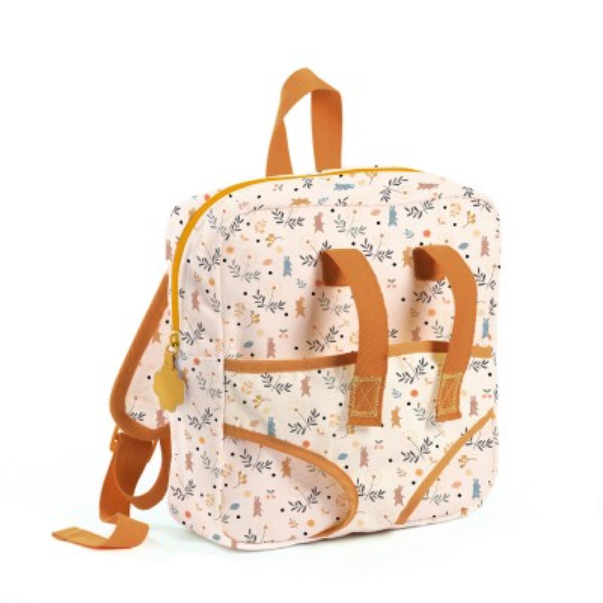 Accessoires Pomea Sac à dos porte-poupée Djeco