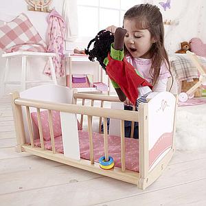 Accessoires poupées ROCK-A-BYE BABY CRADLE Hape