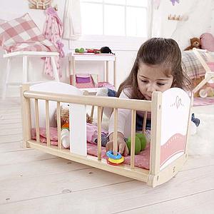 Accessoires poupées ROCK-A-BYE BABY CRADLE Hape