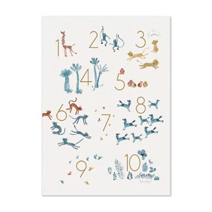 Affiche Chiffres 50x70cm SOUS MON BAOBAB Moulin Roty