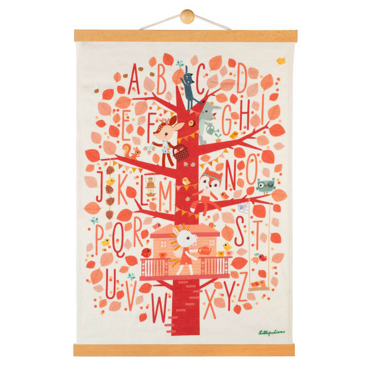 Affiche murale FORET ABC Lilliputiens