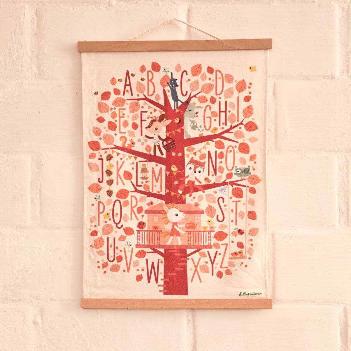 Affiche murale FORET ABC Lilliputiens