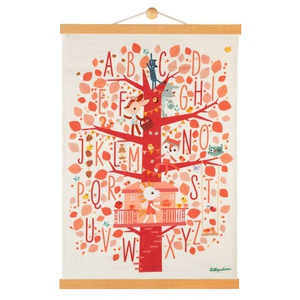Affiche murale FORET ABC Lilliputiens