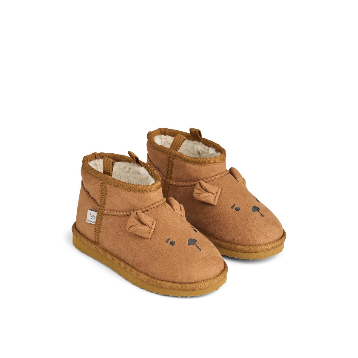 Alban Bear Shoes 24 Liewood Golden caramel
