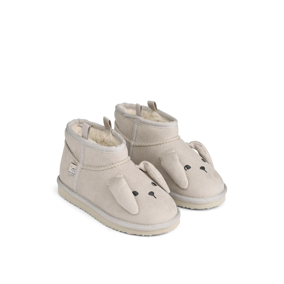 Alban Rabbit Shoes 24 Liewood Dumbo grey