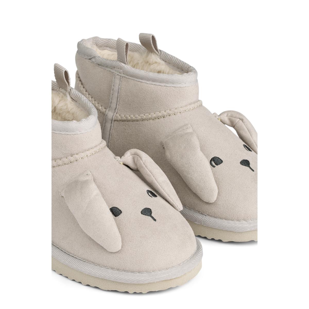 Alban Rabbit Shoes 24 Liewood Dumbo grey