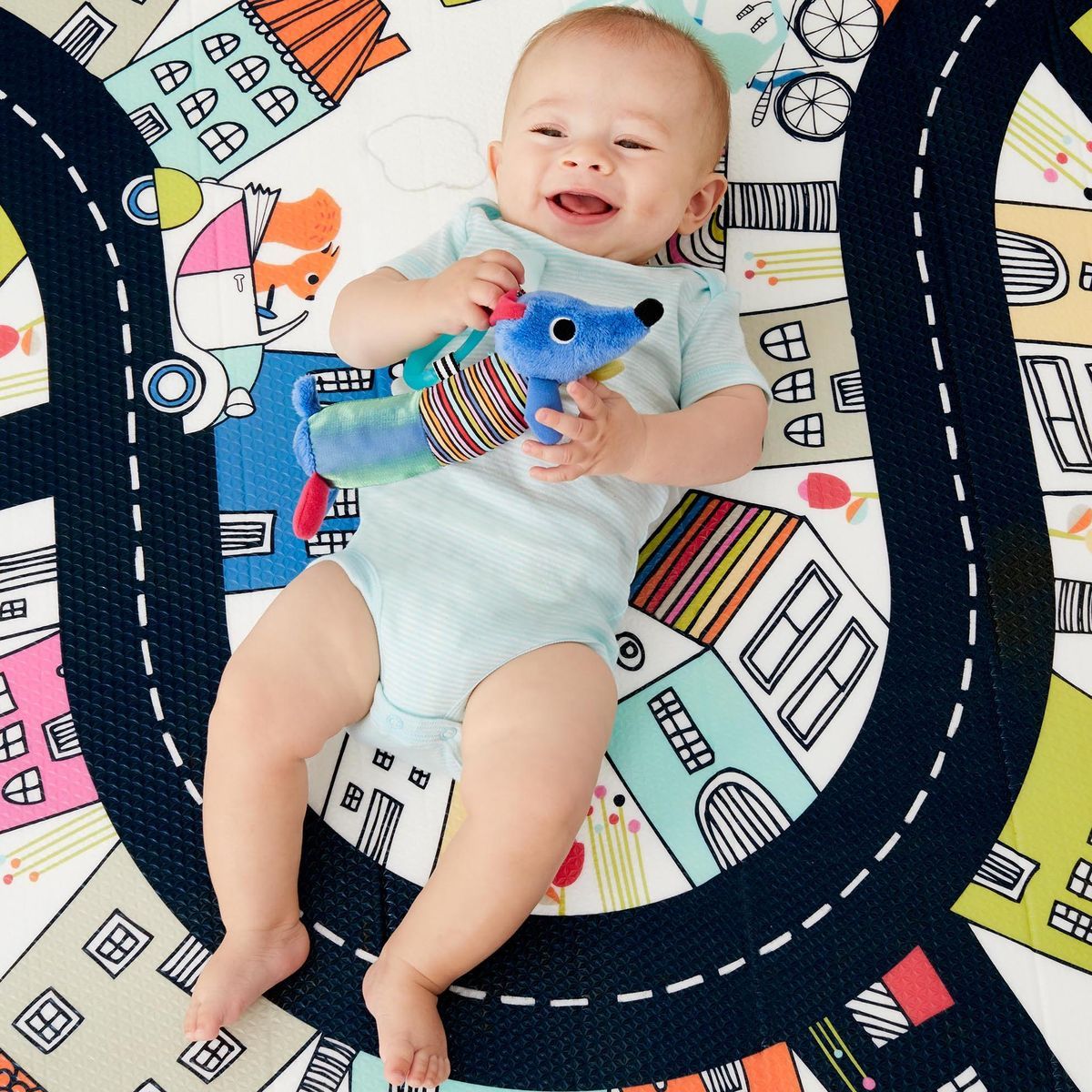 Alfombra reversible DOUBLEPLAY VIBRANT VILLAGE Skiphop