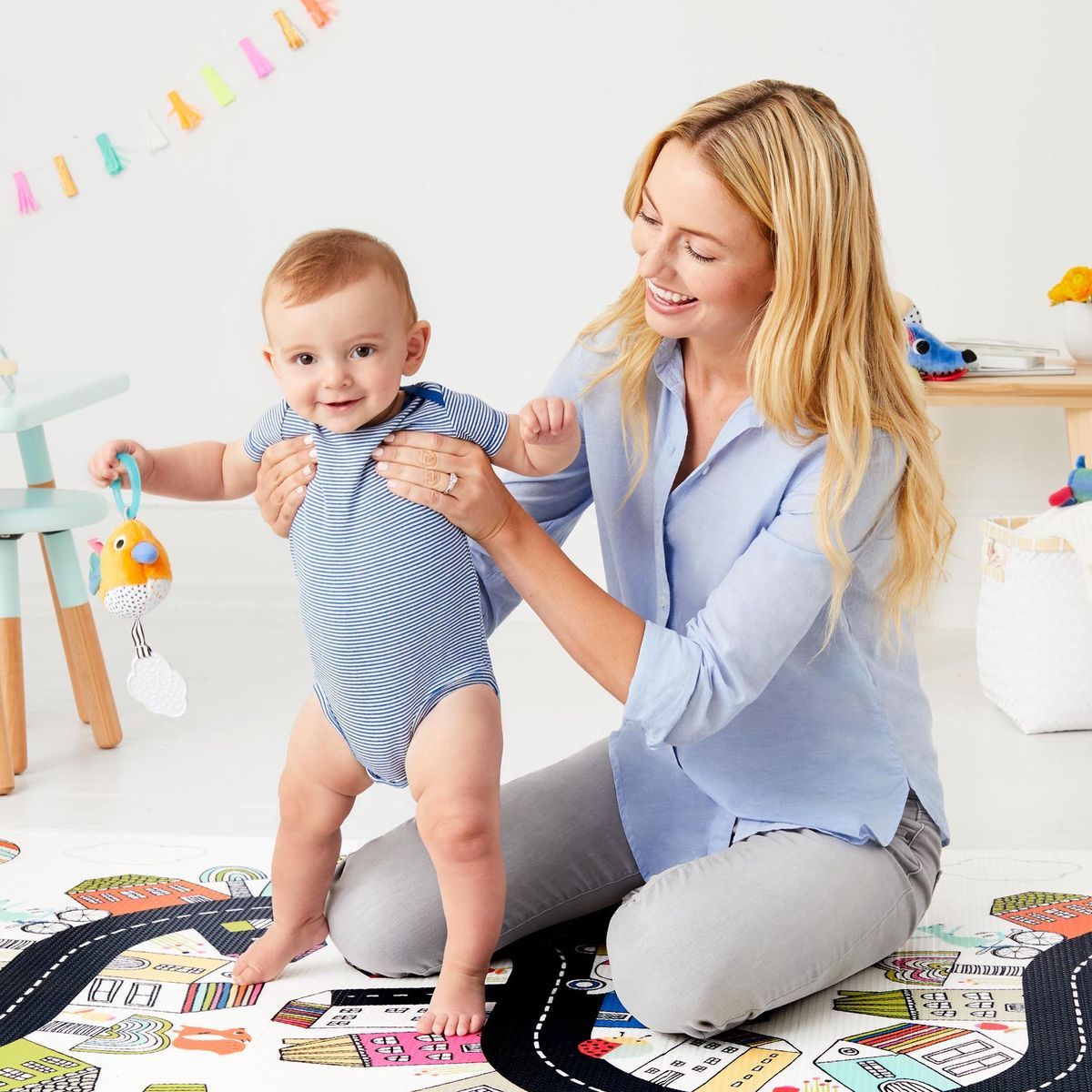 Alfombra reversible DOUBLEPLAY VIBRANT VILLAGE Skiphop