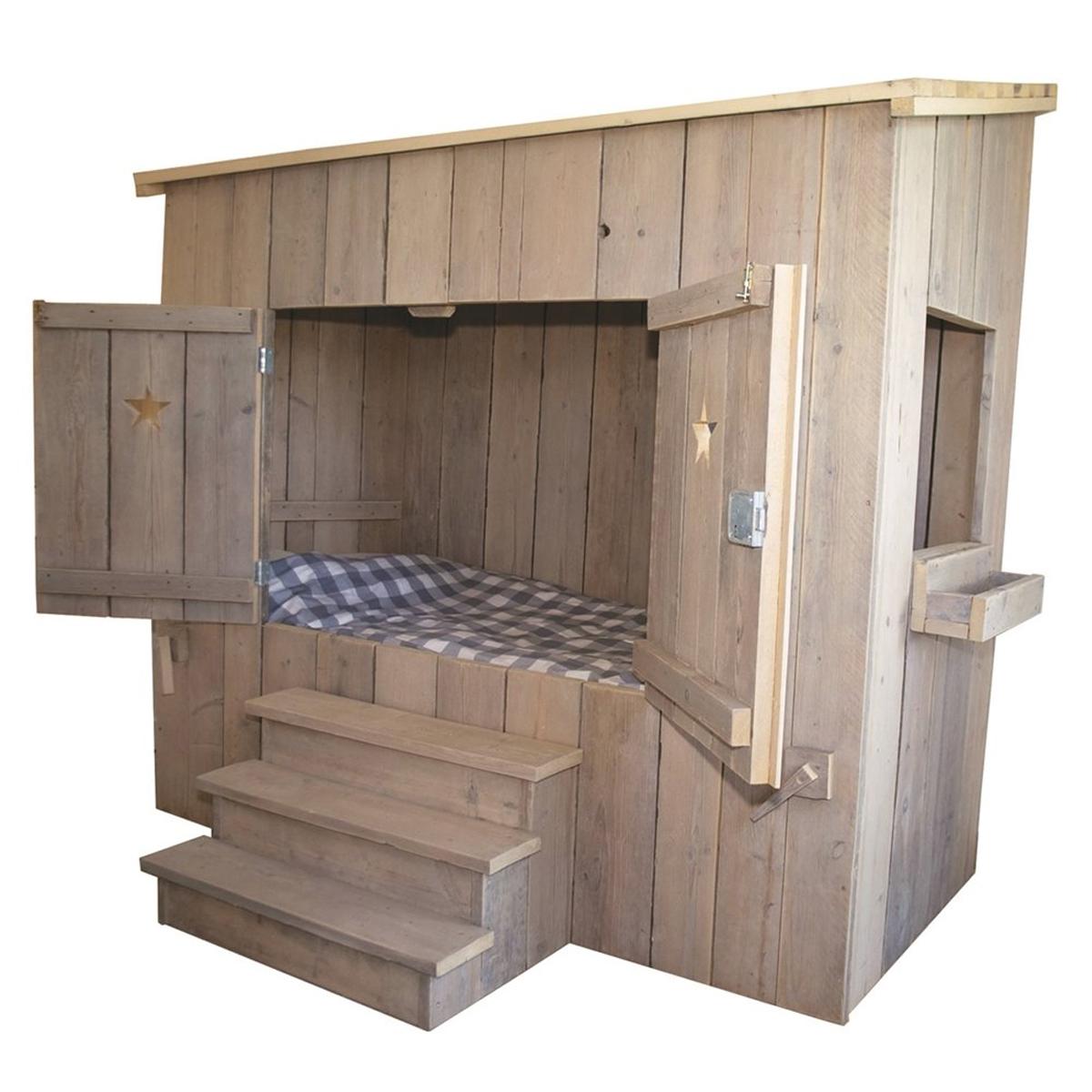 ALPAGE by DUTCHWOOD Lit Cabane naturel