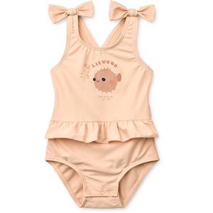 Amara Baby Swimsuit w Bow Liewood Apple blossom