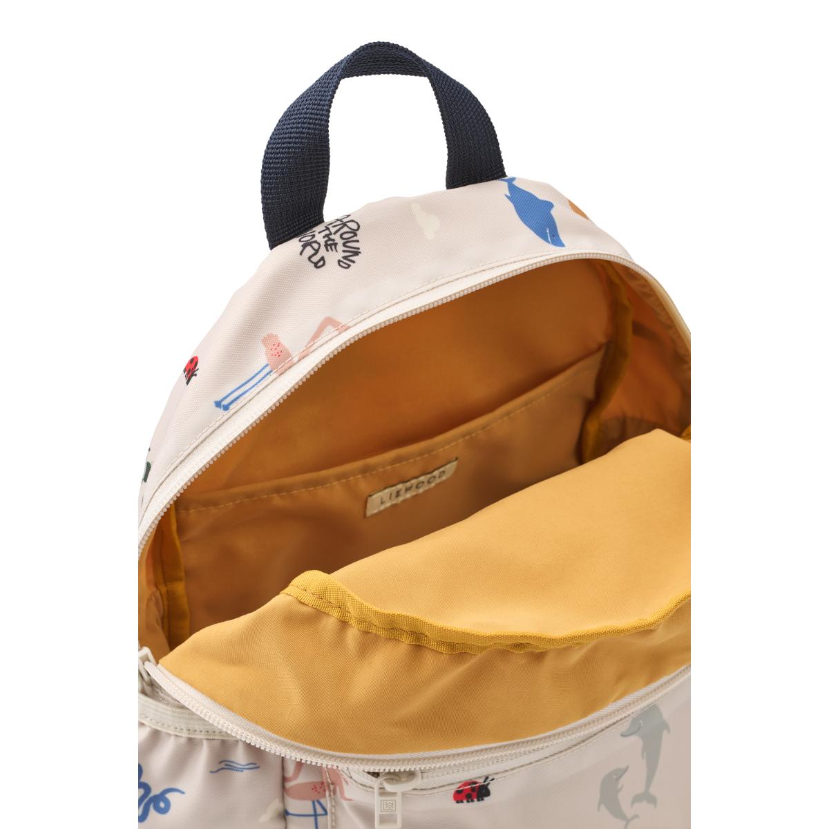 Andreas Backpack Liewood Around the world Sandy