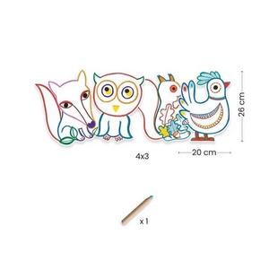 Animaux de la forêt à révéler Djeco