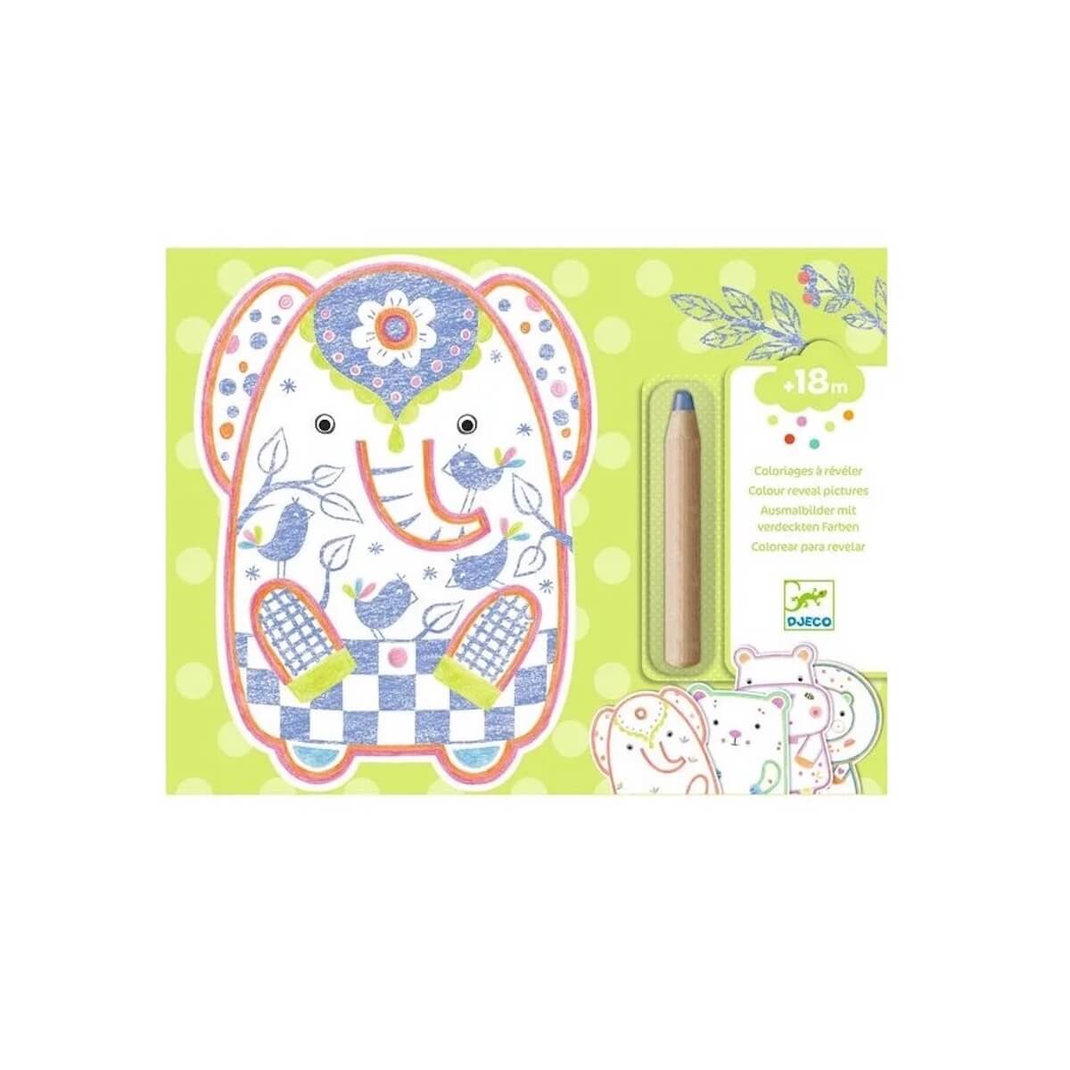 Animaux sauvages à révéler Djeco