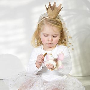 Anneau de dentition bracelet STACY THE UNICORN Oli and Carol blanc