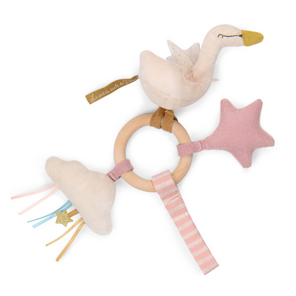 Anneau de dentition cygne LA PETITE ECOLE DE DANSE Moulin Roty