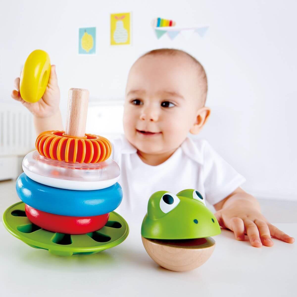 Anneaux à empiler MR FROG Hape