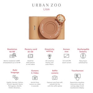 Appareil Photo Periwinkle Urban zoo LEON Zoofamily