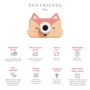 Appareil photo Zoo friends RENARD Zoofamily