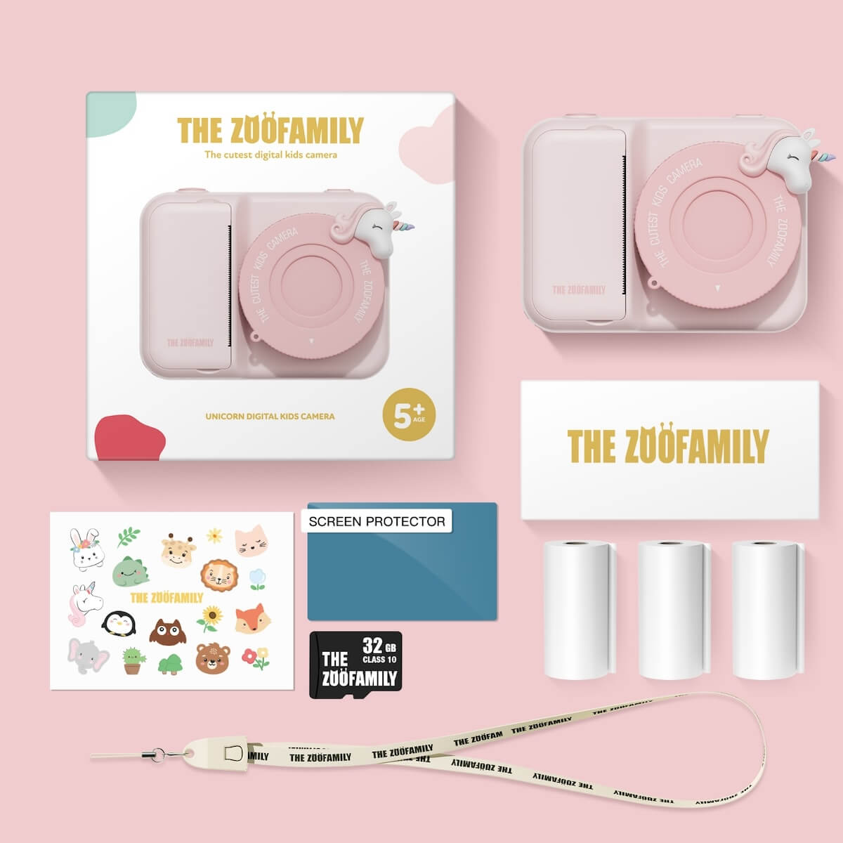 Appareil photo Zoo print LICORNE Zoofamily