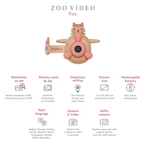 Appareil photo Zoo video RENARD Zoofamily