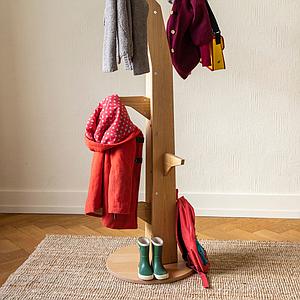 Arbre porte manteau KASVA Multiplex placage chêne huilé