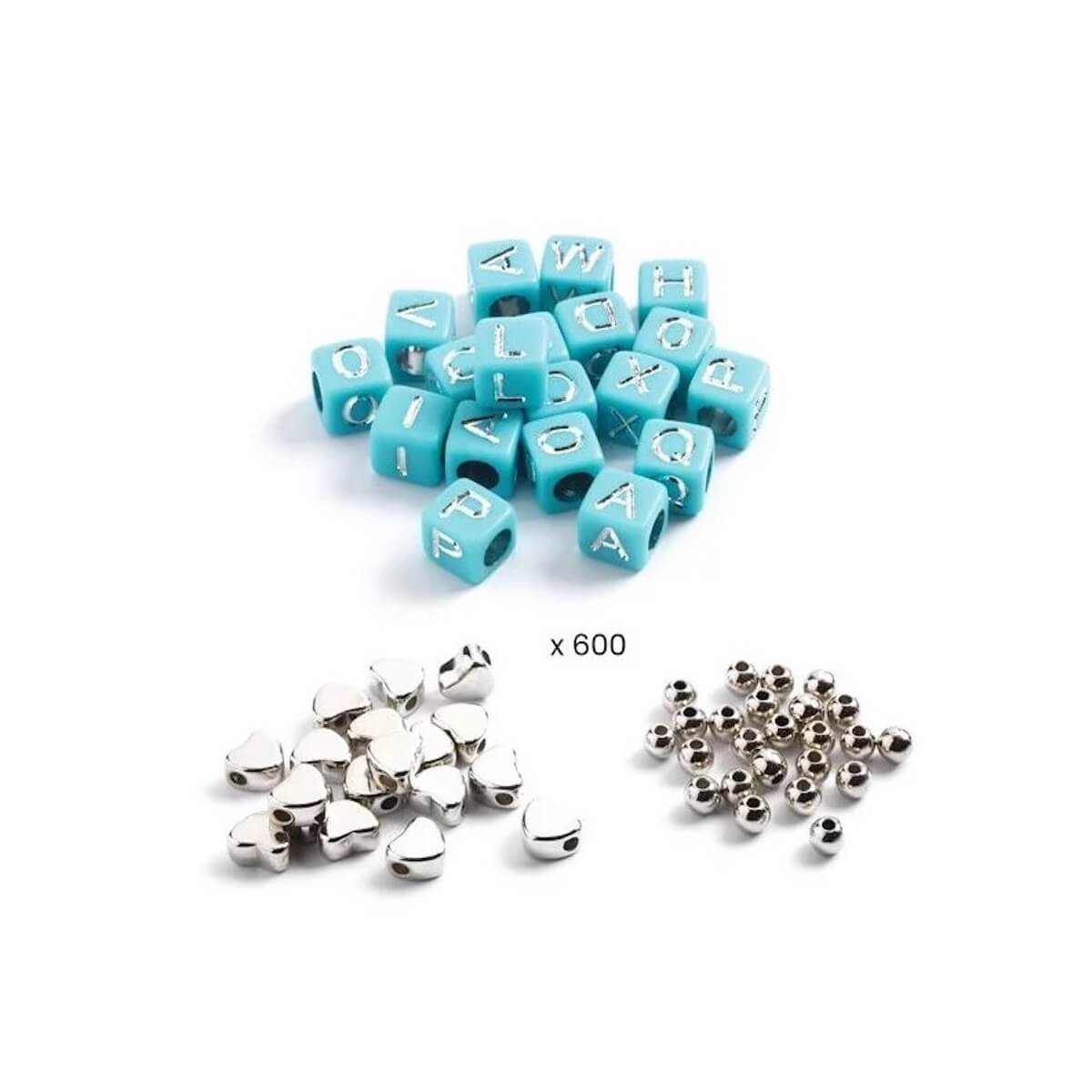 Argent Perles alphabet Djeco