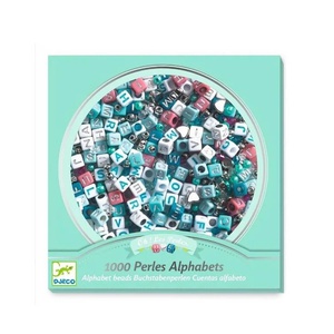 Argent Perles alphabet Djeco