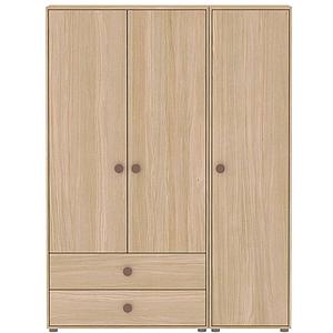 Armoire 1 porte 202cm POPSICLE Flexa chêne-cherry