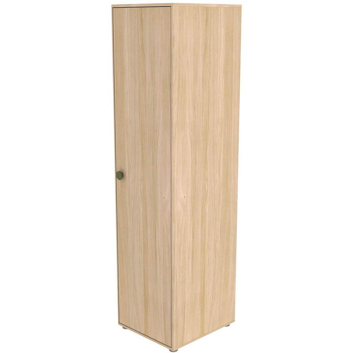 Armoire 1 porte 202cm POPSICLE Flexa chêne-kiwi