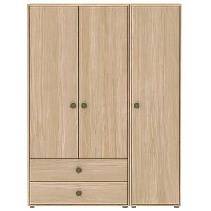 Armoire 1 porte 202cm POPSICLE Flexa chêne-kiwi