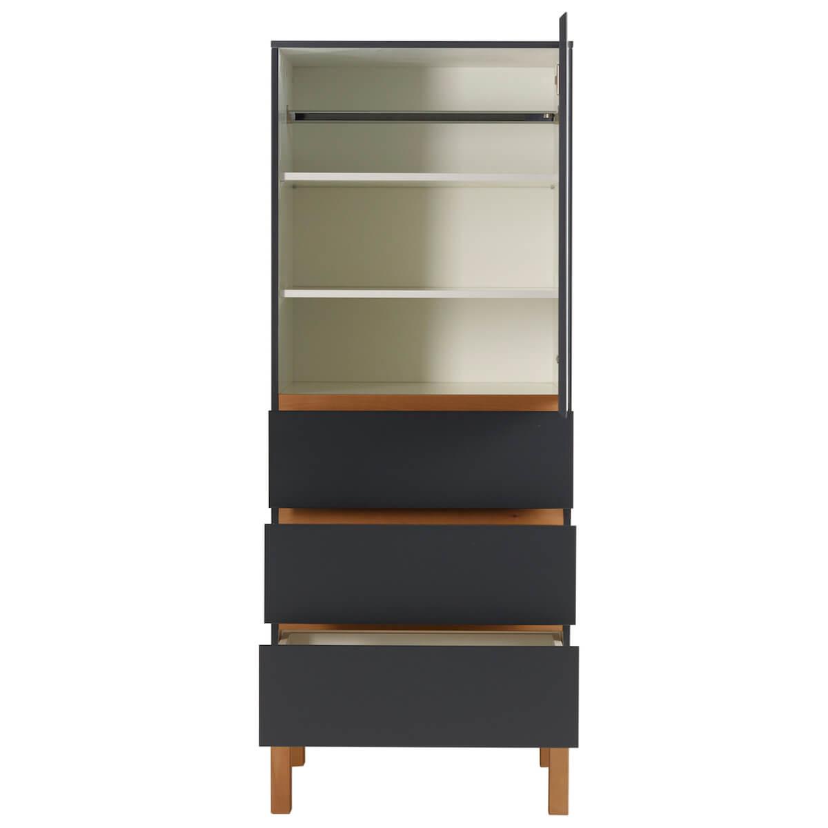 Armoire 1 porte 3 tiroirs INDIGO Quax Moonshadow