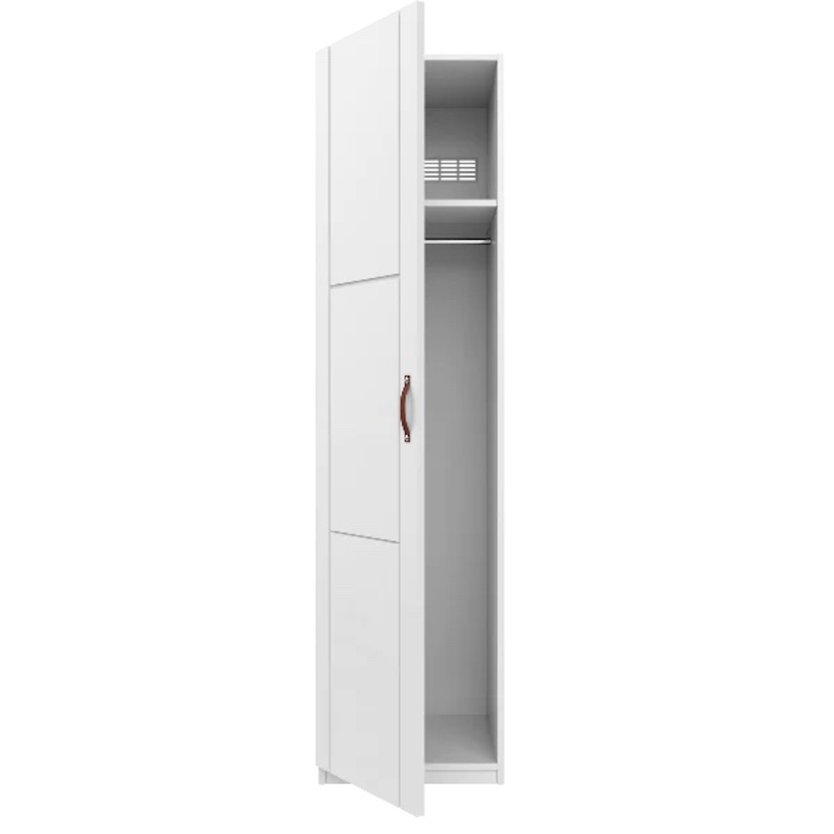 Armoire 1 porte 50cm Lifetime blanc