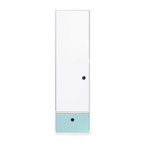 Armoire 1 porte COLORFLEX Abitare Kids façade tiroir sky blue 