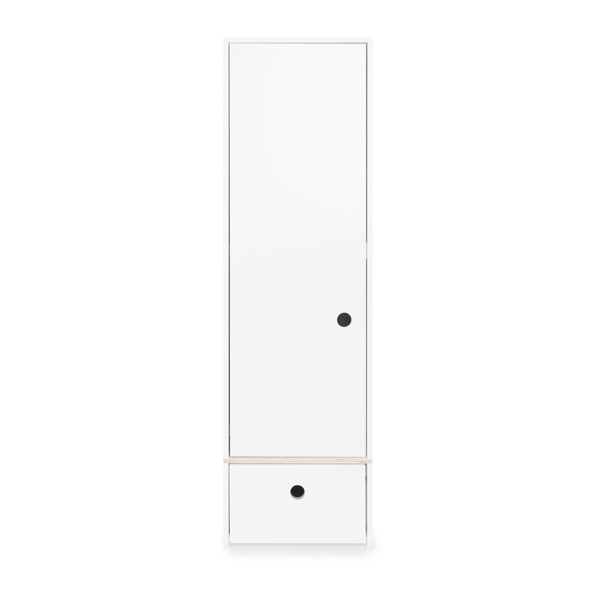 Armoire 1 porte COLORFLEX Abitare Kids façade tiroir white