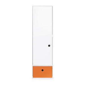 Armoire 1 porte COLORFLEX façade tiroir pure orange