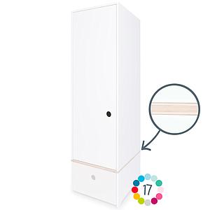 Armoire 1 porte hors façade tiroir COLORFLEX 