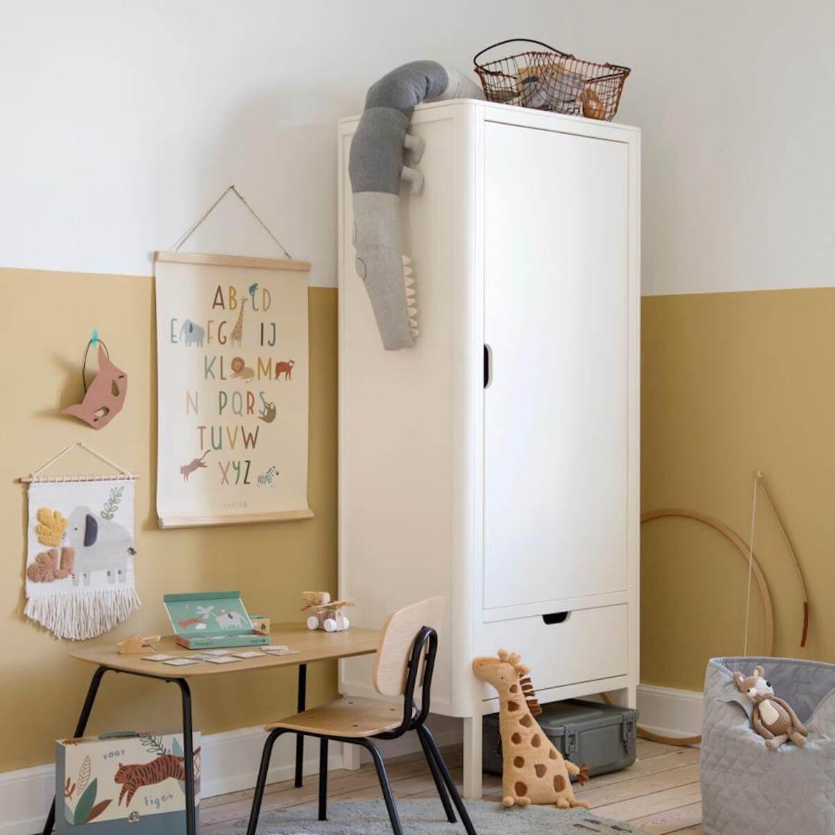 Armoire 1 porte Sebra classic white