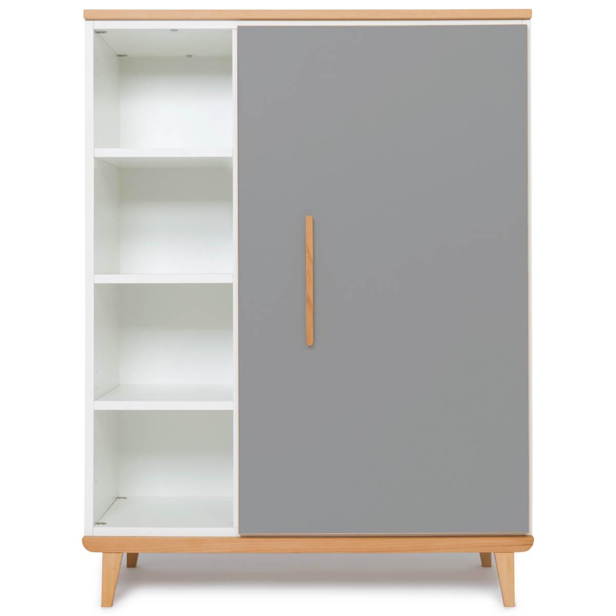 Armoire 120cm 1 porte NADO By A.K. slate grey