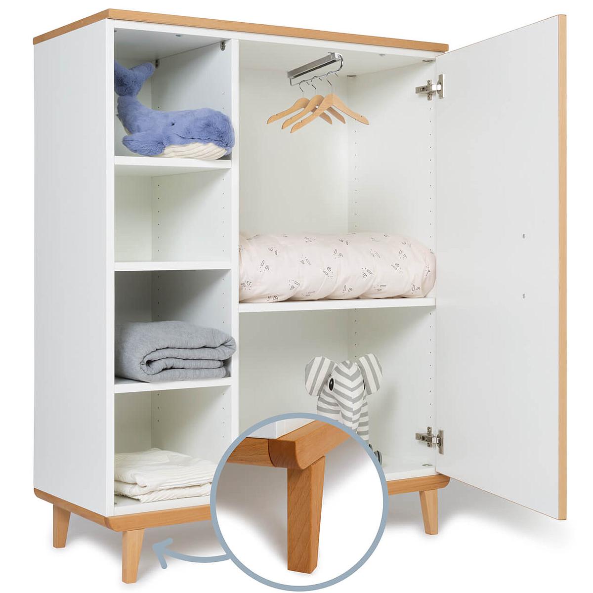 Armoire 120cm 1 porte NADO By A.K. white