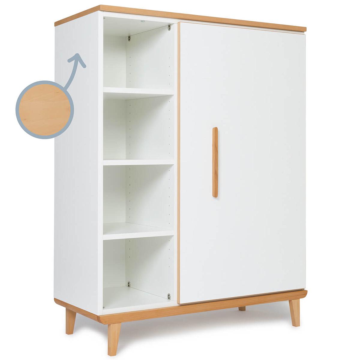 Armoire 120cm 1 porte NADO By A.K. white