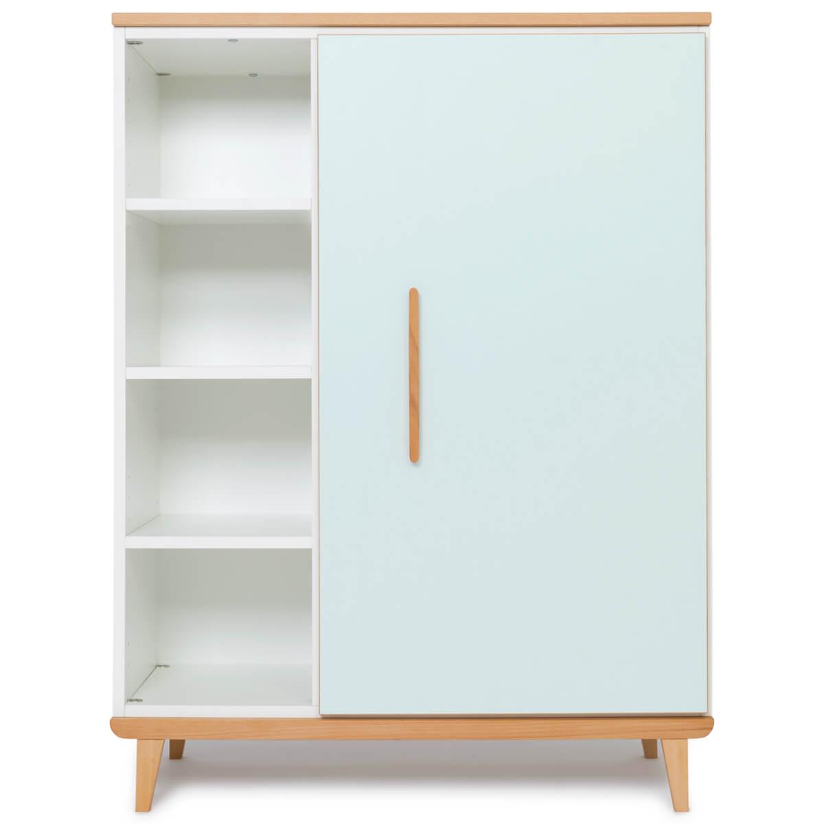 Armoire 120cm 1 porte NADO mint