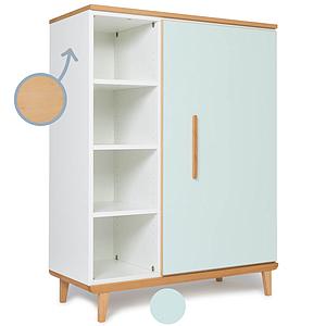 Armoire 120cm 1 porte NADO mint