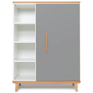 Armoire 120cm 1 porte NADO slate grey