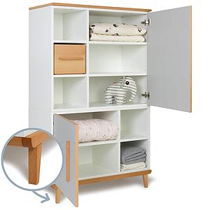 Armoire 147cm 2 portes NADO manhattan grey