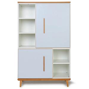 Armoire 147cm 2 portes NADO sky blue