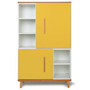 Armoire 147cm 2 portes NADO sunshine yellow