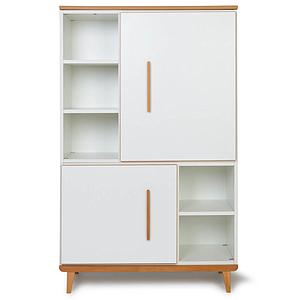 Armoire 147cm 2 portes NADO white
