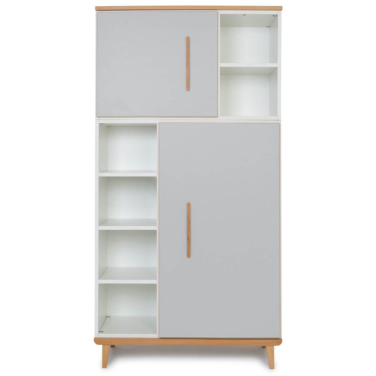 Armoire 173cm 2 portes NADO By A.K. manhattan grey