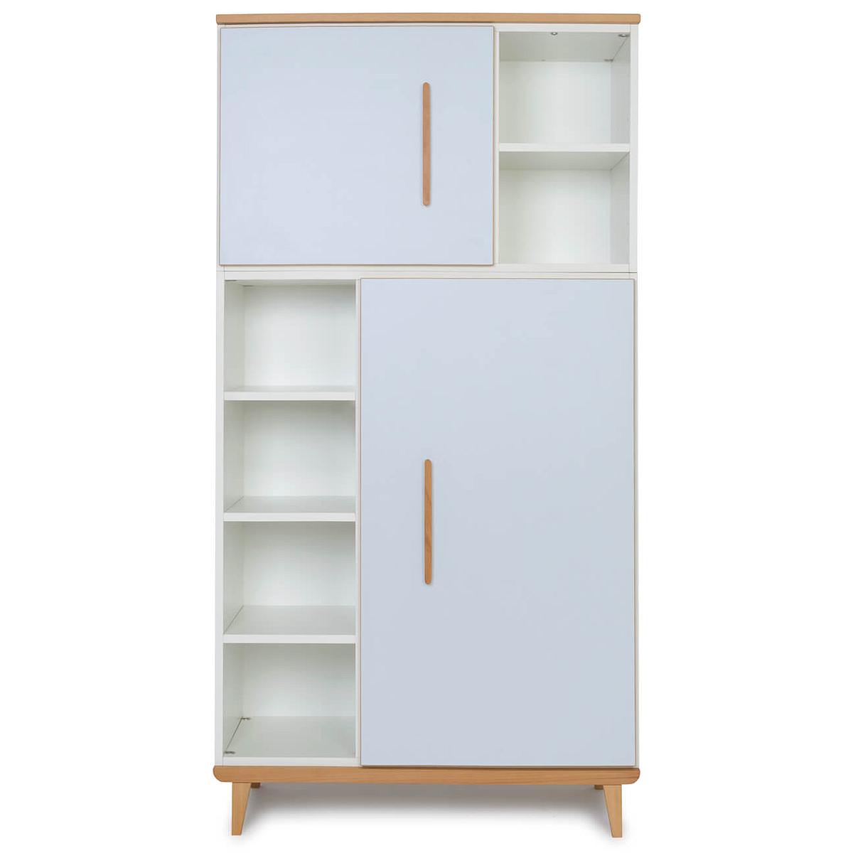 Armoire 173cm 2 portes NADO By A.K. sky blue