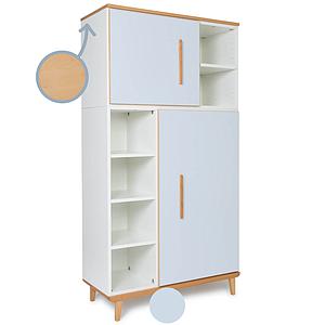 Armoire 173cm 2 portes NADO By A.K. sky blue